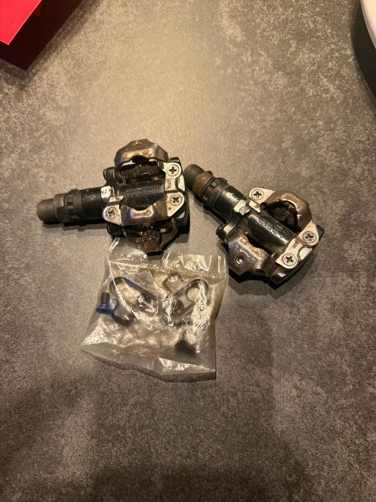Used Shimano SPD Pedals bike — image 1 of 2