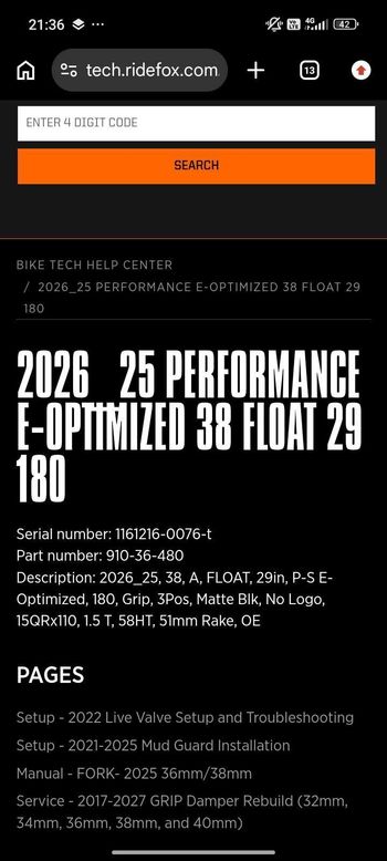 Used Fox 38 bike — image 9 of 11