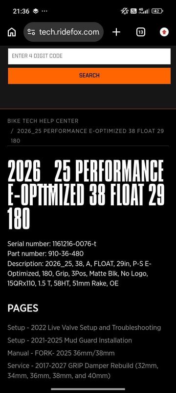 Used Fox 38 bike — image 9 of 11