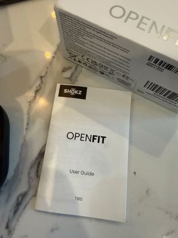 Used Aftershokz OpenFit Air True Wireless Open-Ear Headphones 2024 bike — image 3 of 8