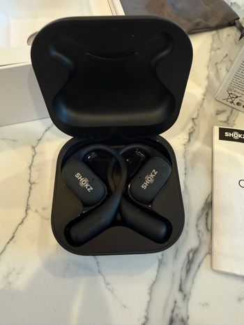 Used Aftershokz OpenFit Air True Wireless Open-Ear Headphones 2024 bike