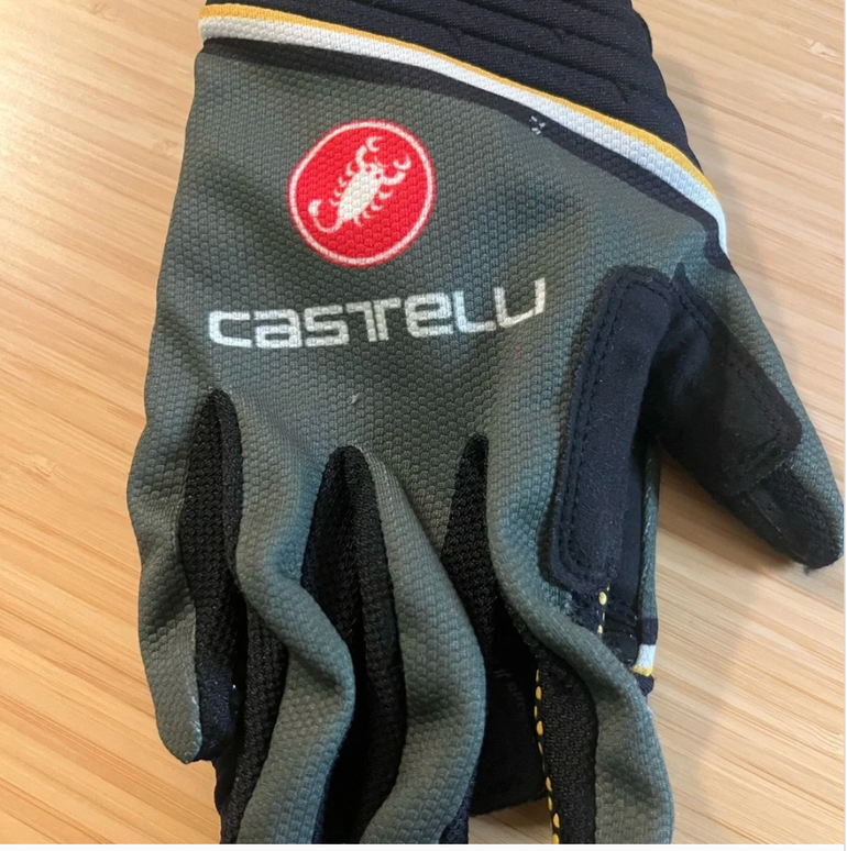 Used Castelli Black and Gray Cycling Gloves bike — image 2 of 4