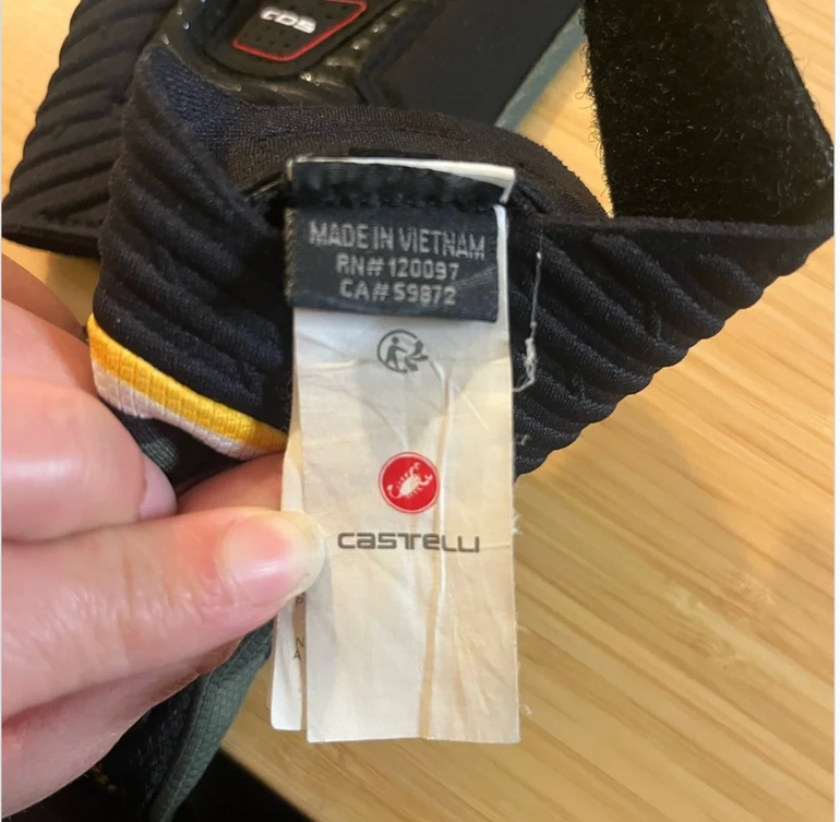 Used Castelli Black and Gray Cycling Gloves bike — image 4 of 4