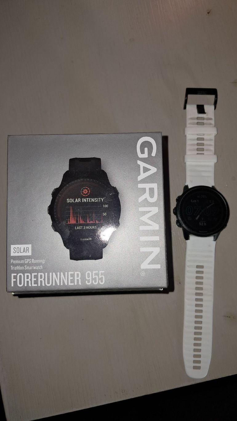 Used Garmin Forerunner 955 Solar GPS Watch 2024 bike — image 2 of 2