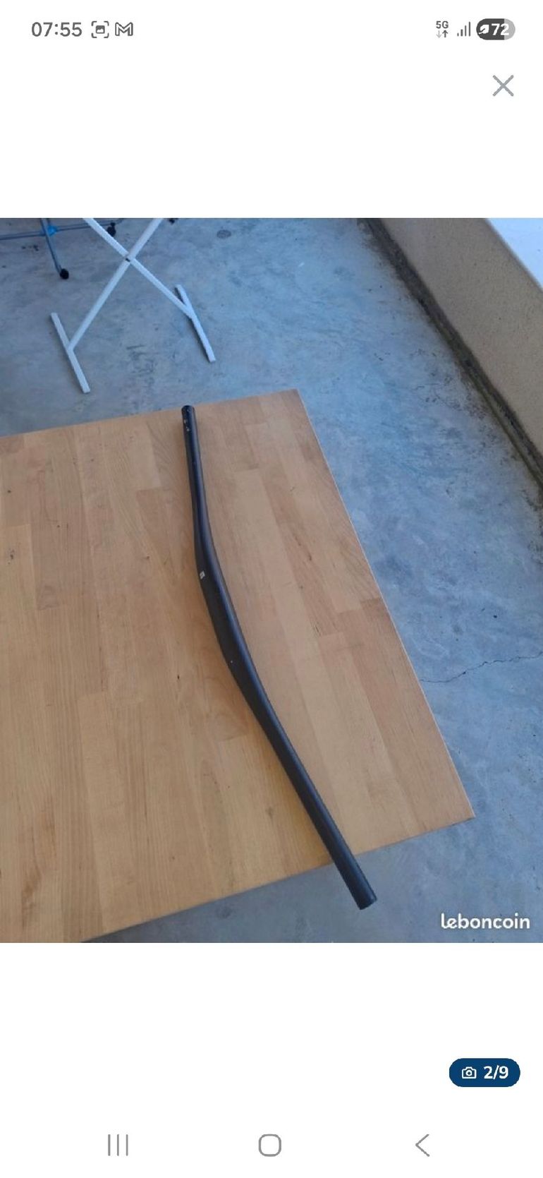 Used Roval Control SL 35mm 20mm Rise Carbon Handlebar bike — image 4 of 8