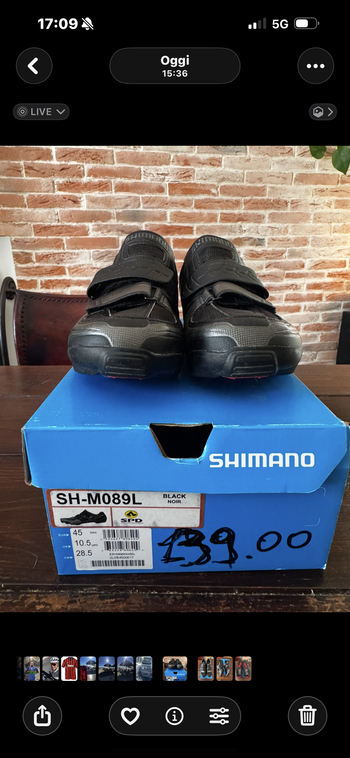 Used Shimano SH-MO89L 2025 bike