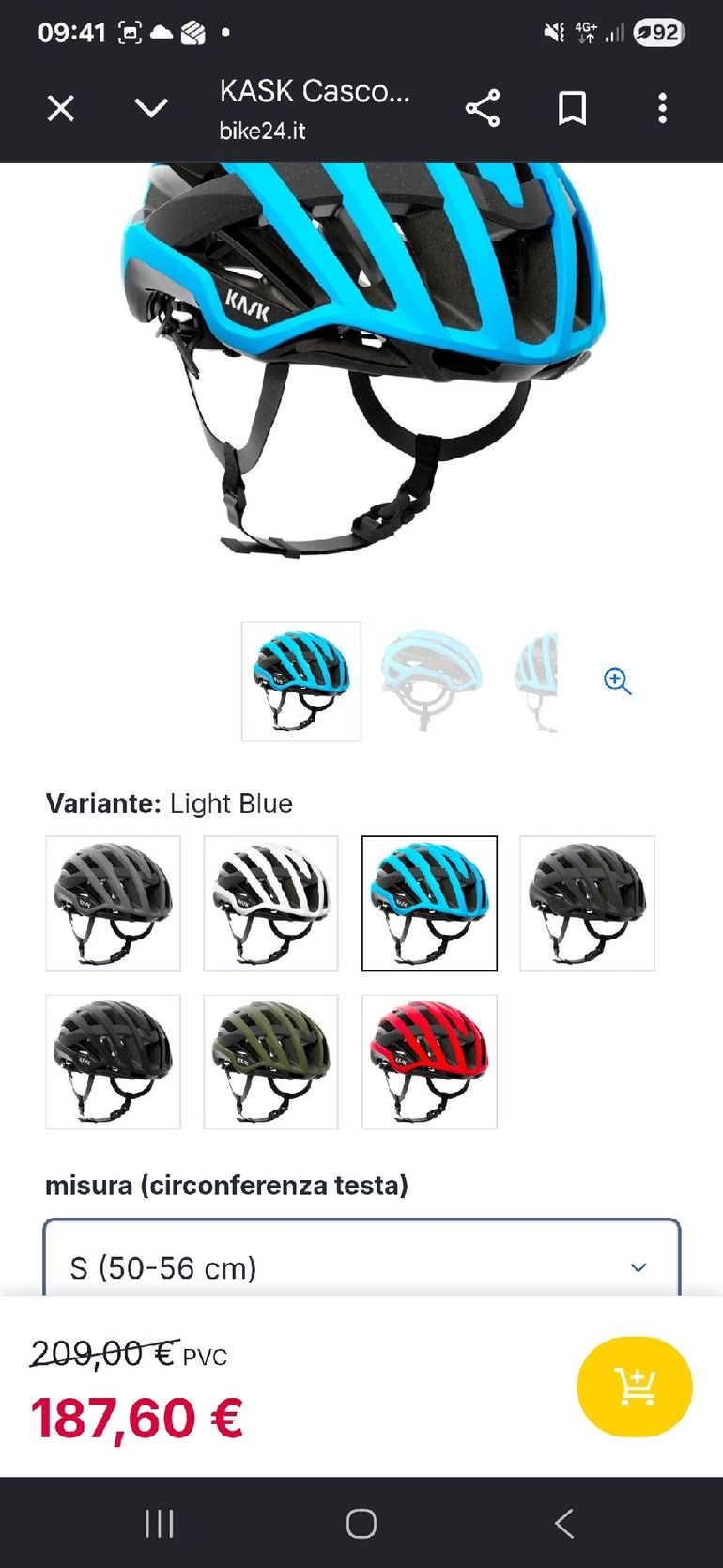 Used Kask Valegro Helmet bike — image 9 of 10