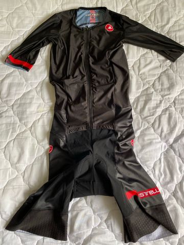 Brugt Castelli Sanremo 2 Suit Short Sleeve Body triathlon Uomo Cycling Clothing