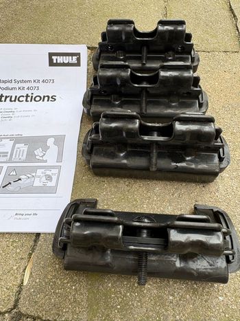 Used Thule WingBar 961 + Rapid System 753 bike — image 8 of 8