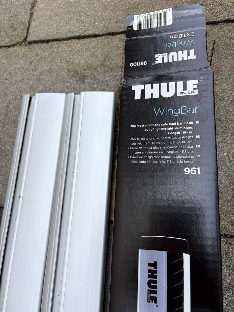 Used Thule WingBar 961 + Rapid System 753 bike — image 3 of 8