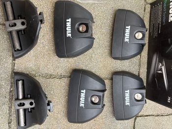 Used Thule WingBar 961 + Rapid System 753 bike — image 5 of 8