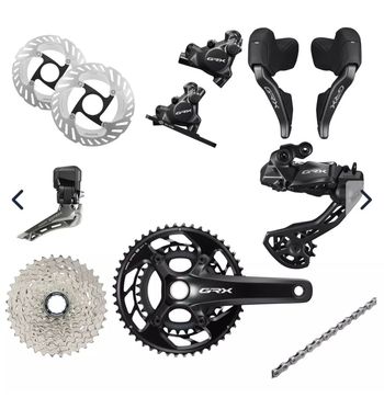 Used Shimano GRX Di2 Gruppe RX825 + Powermeter 2026 bike