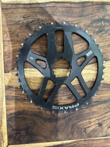 Used Praxis Works Road 1X DM 3-Bolt Wave™ Tech Chainring Drivetrain & Pedals