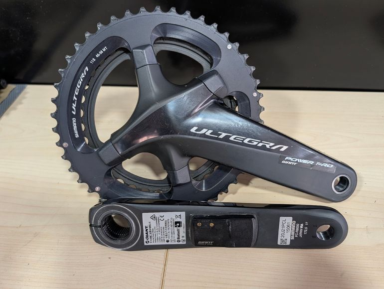 Used Shimano Ultegra R8000 Crank with Powermeter 2022 bike — image 1 of 5