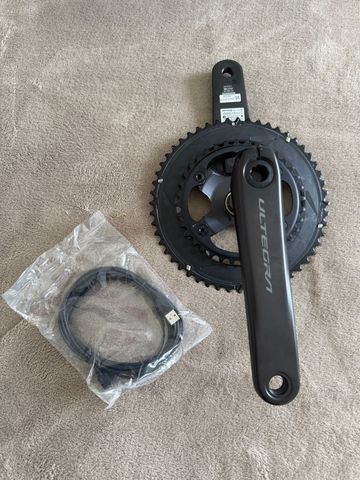 Brugt Giant Power Pro Powermeter + Shimano Ultegra R8100 172.5 mm Drivetrain & Pedals