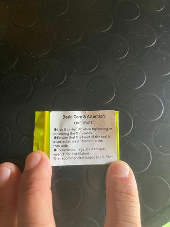 Used Overfast Ultralight Thru Axle Set 2026 bike — image 3 of 3