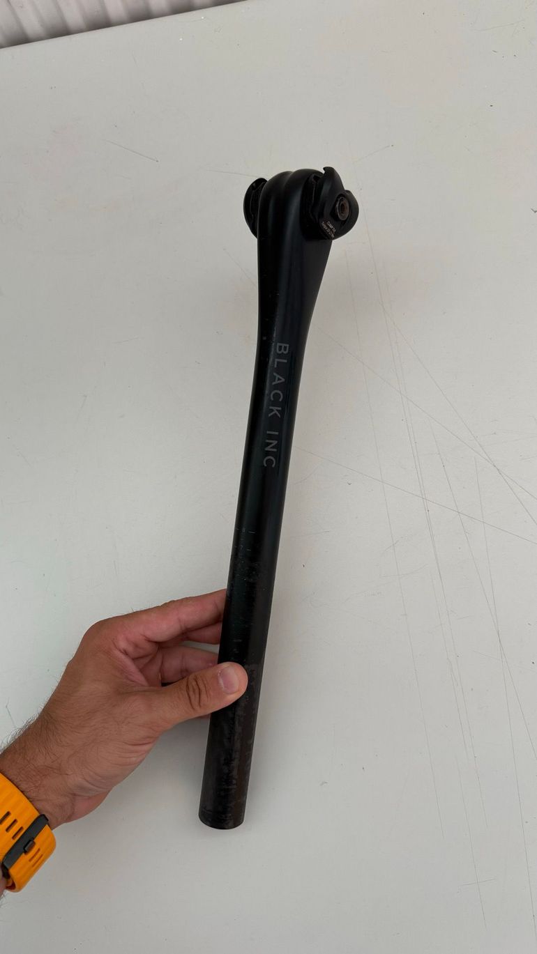 Used Black Inc carbon seatpost 0mm offset 2024 bike — image 1 of 4