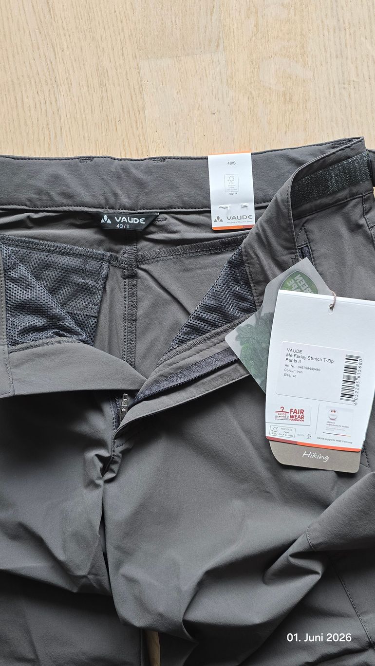 Used VAUDE Me Farley Stretch T-Zip Pants II bike — image 2 of 3