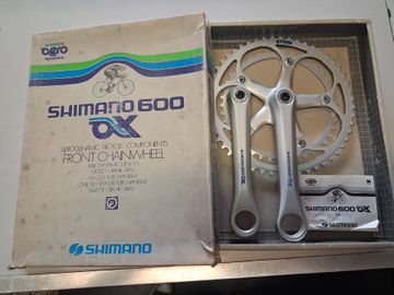 Brugt Shimano 600 Crankset bike — billede 1 af 3