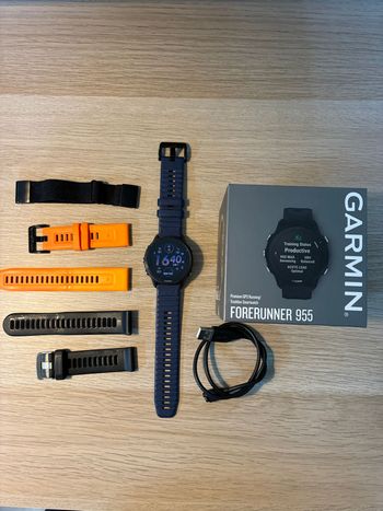 Used Garmin Forerunner 955 GPS Watch 2024 bike