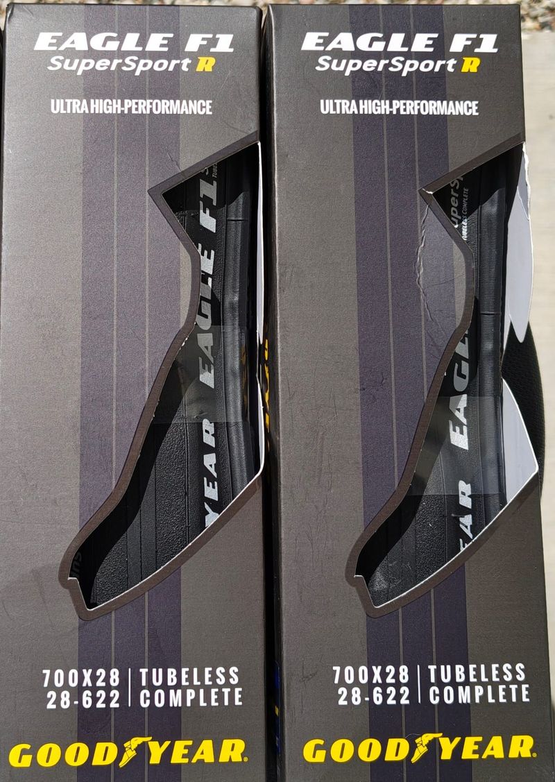 Brugt Goodyear Eagle F1 SuperSport R Tubeless 700x28 Tyres & Tubes