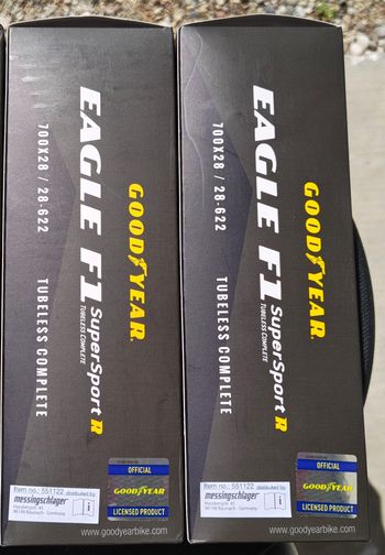 Used Goodyear Eagle F1 SuperSport R Tubeless 700x28 bike — image 2 of 2
