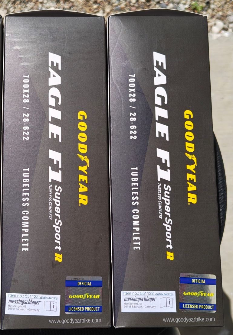 Used Goodyear Eagle F1 SuperSport R Tubeless 700x28 bike — image 2 of 2