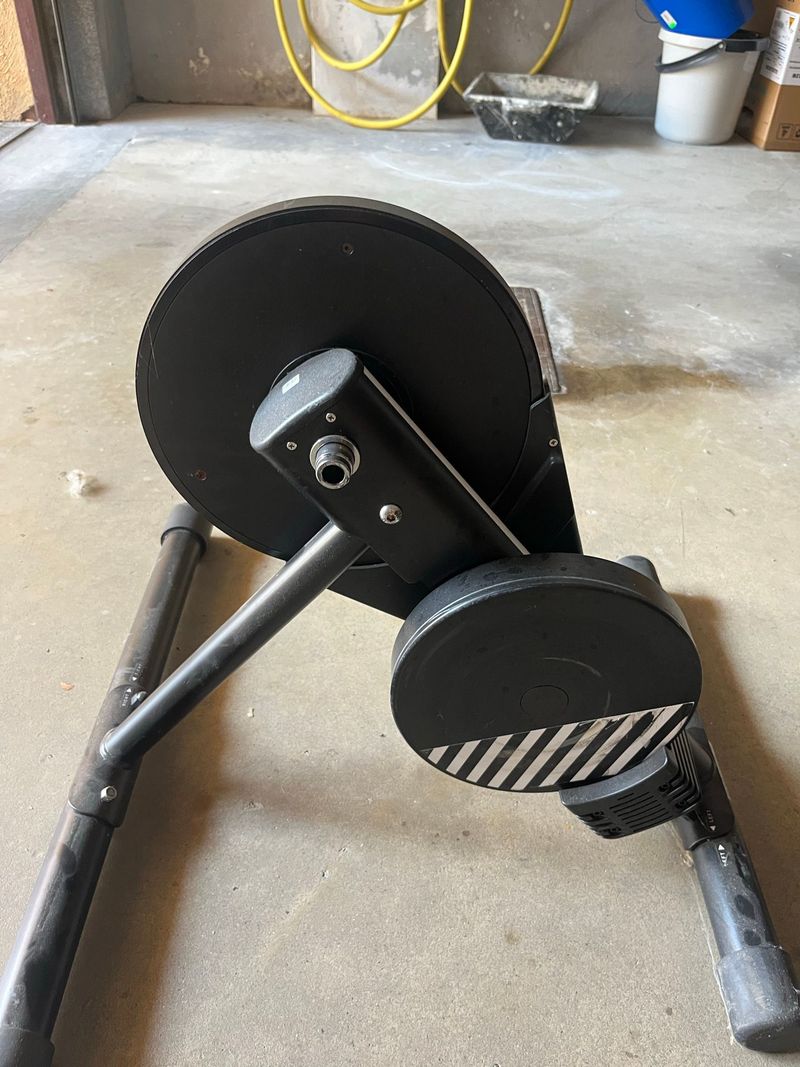 Used Van Rysel D100 Smart Trainer with Zwift Cog and Click Cycling Accessories