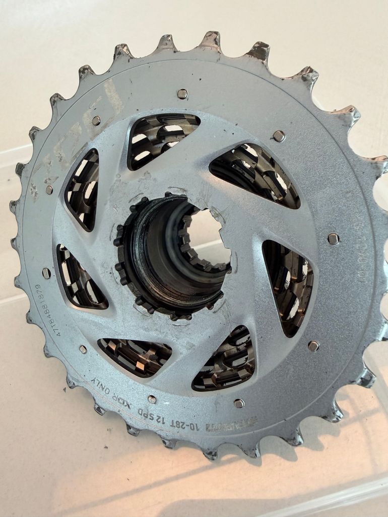 Used Sram Red AXS XG-1290 Cassette 12-Speed 10-28T 2022 bike — image 2 of 3