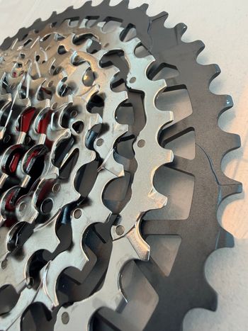 Used Sram Rival XPLR XG-1351 13-Speed Cassette 10-46T bike — image 2 of 3