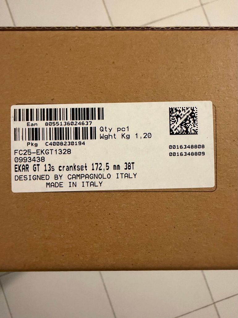 Used Campagnolo Ekar GT Crankset 2026 bike — image 3 of 3