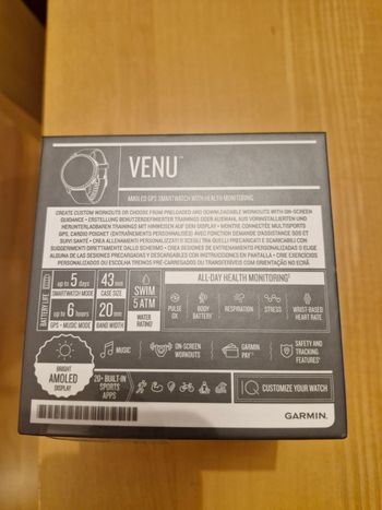 Used Garmin Venu GPS Smartwatch 2022 bike — image 5 of 6