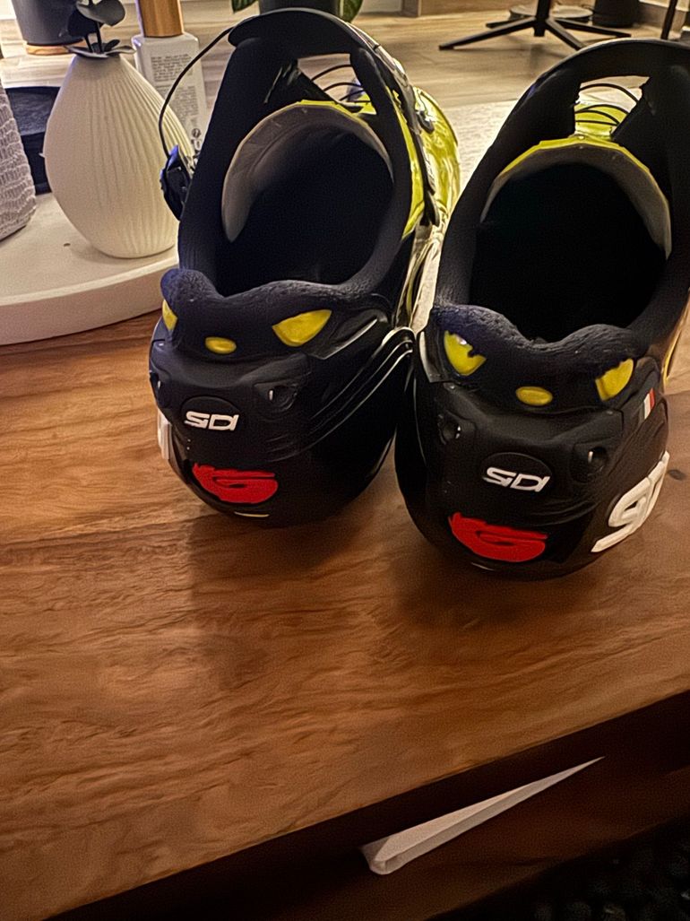 Used Sidi Wire Carbon Gr. 45 fluo yellow neon gelb Rennradschuhe bike — image 4 of 5