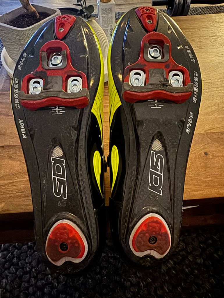 Used Sidi Wire Carbon Gr. 45 fluo yellow neon gelb Rennradschuhe bike — image 5 of 5
