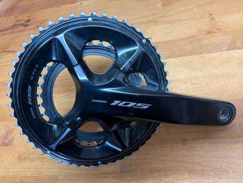 Used Shimano FC-R7100 Crankset 50-34T bike