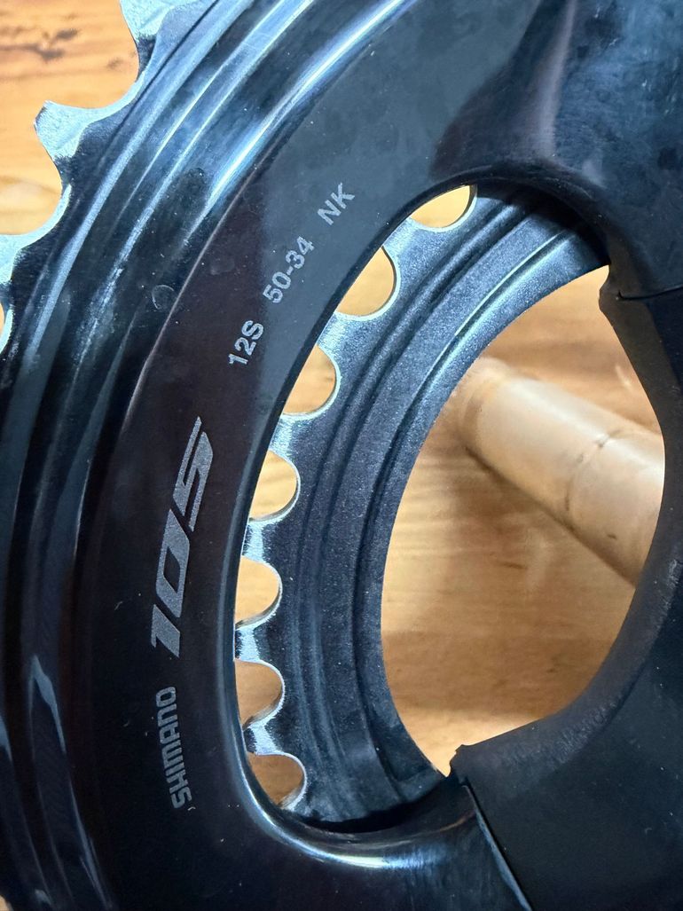 Used Shimano FC-R7100 Crankset 50-34T bike — image 5 of 9
