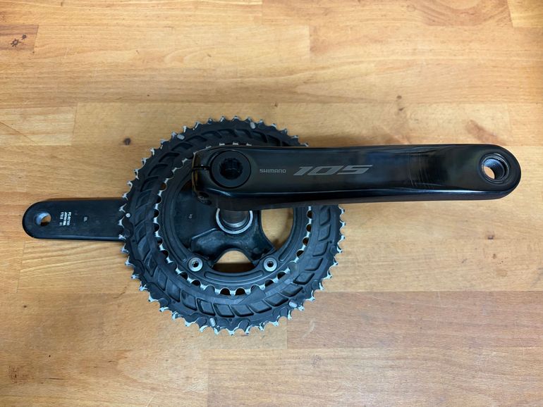 Used Shimano FC-R7100 Crankset 50-34T bike — image 8 of 9