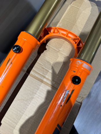 Used Fox 38 Factory Grip 2 Fork Kashima bike — image 6 of 20