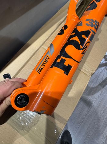 Used Fox 38 Factory Grip 2 Fork Kashima bike — image 14 of 20