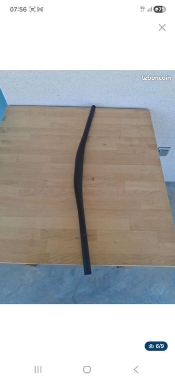 Used Roval Control SL Rise 20mm Bar Carbon/Black 35x780mm bike — image 2 of 8