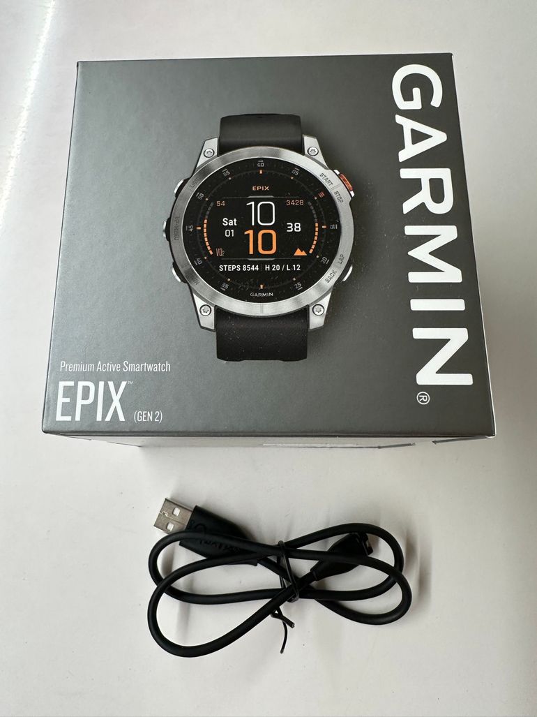 Used Garmin Epix Gen 2 GPS Smartwatch bike — image 4 of 5