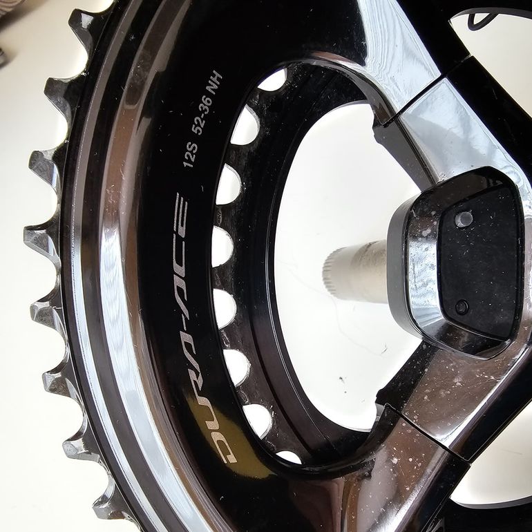 Used Shimano DURA-ACE Dual-sided Power Meter Crankset 2X12s 2024 bike — image 2 of 6