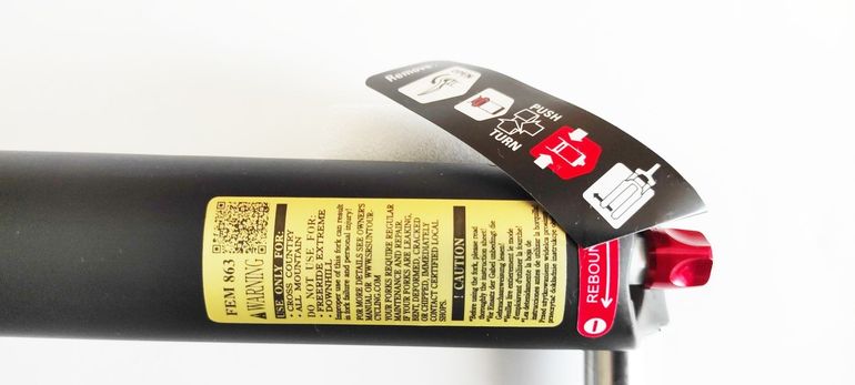 Used Sr Suntour Axon RLR DS Air 27.5" 120mm Fork 15x100mm Steerer 1-1/8" 15QLC32 bike — image 11 of 15