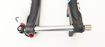 Used Sr Suntour Axon RLR DS Air 27.5" 120mm Fork 15x100mm Steerer 1-1/8" 15QLC32 bike — image 6 of 15