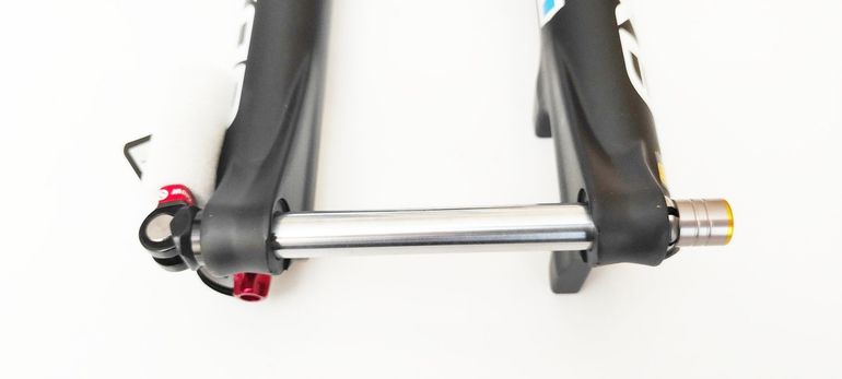 Used Sr Suntour Axon RLR DS Air 27.5" 120mm Fork 15x100mm Steerer 1-1/8" 15QLC32 bike — image 6 of 15