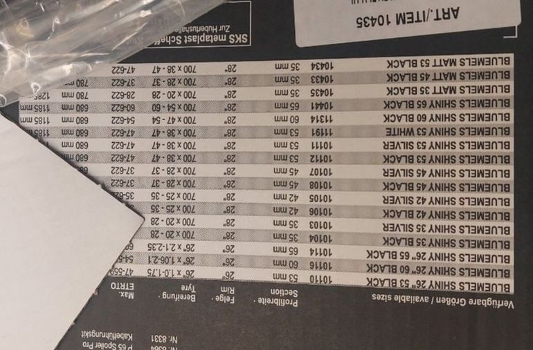 Used Sks 35 28'' Fenders 2026 bike — image 2 of 3