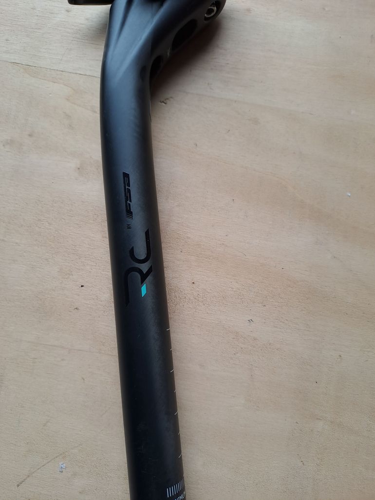 Used Bianchi RC Seatpost FSA K-Force 27.2mm 350mm bike — image 4 of 6