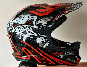 Used Airoh Fighters Millenium Helmet bike