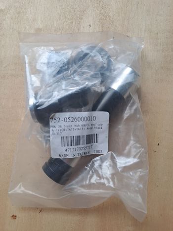 Used Vision PRA DB Front Hub End Caps Kit EL317 V18 bike — image 2 of 3
