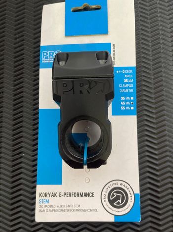 Used Pro Koryak E-Performance Stem bike